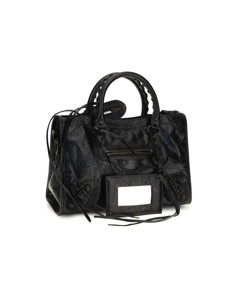 Balenciaga Le City Top Handle Bag — Black Black