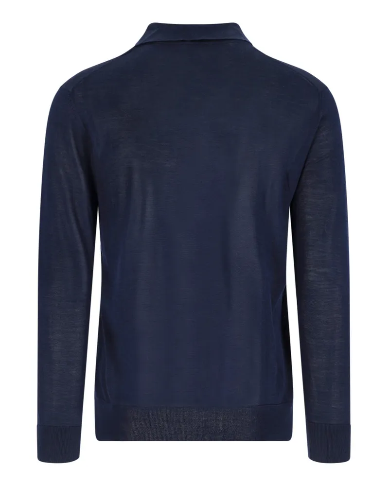 Ballantyne Men's Sweaters Blue Silk Navy