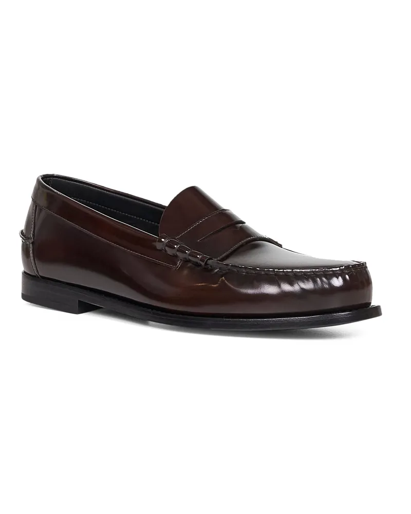 Church's Men's Loafers Rowley Burnt Calf Leather Brown Brown