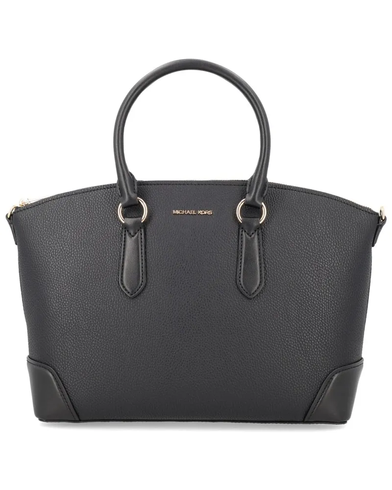 Michael Kors Logo Detail Handbag — Black Black