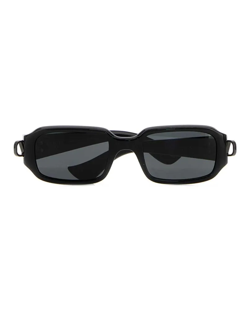 Valentino Garavani Women's Black Acetate Sunglasses Blackblackgrey Occhiali Da Sole Black