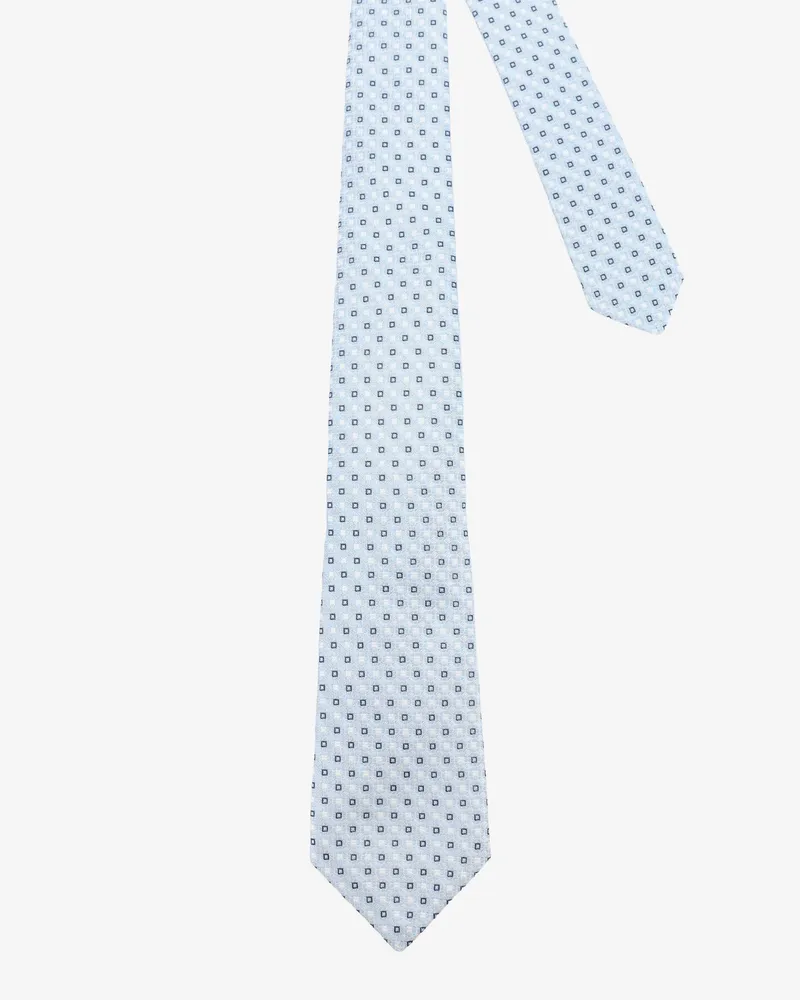 Kiton Men's Tie Silk Blue Ties & Bow Blue