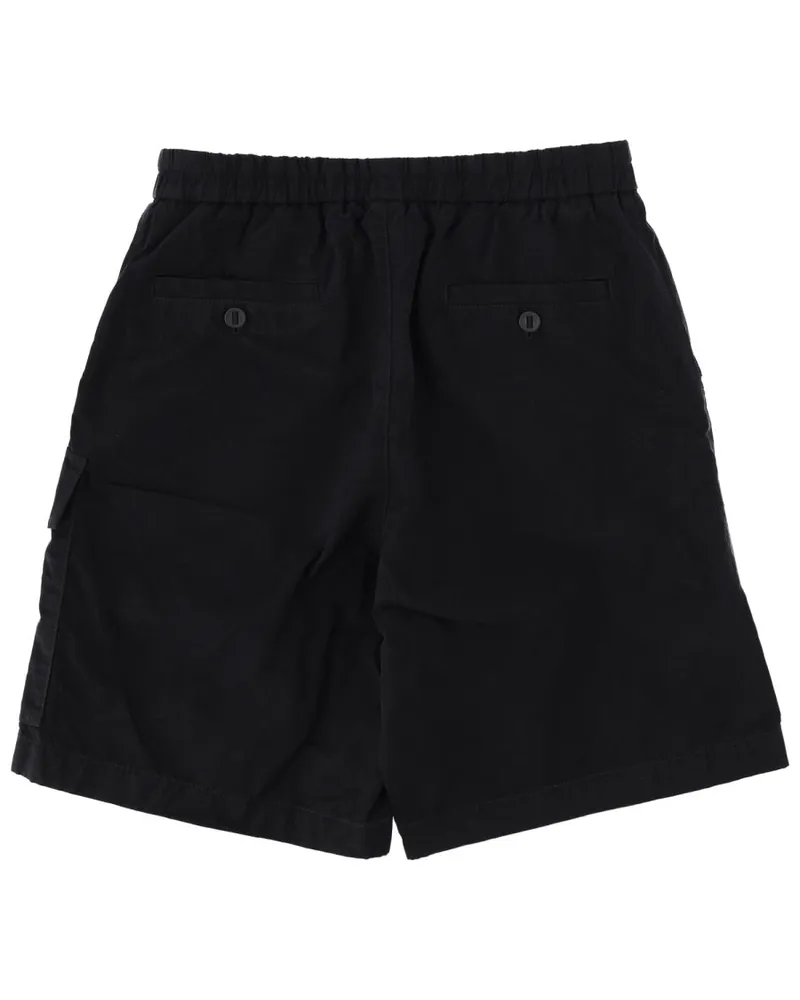 Dolce & Gabbana Cotton-Blend Drawstring Bermuda Shorts — Black Black