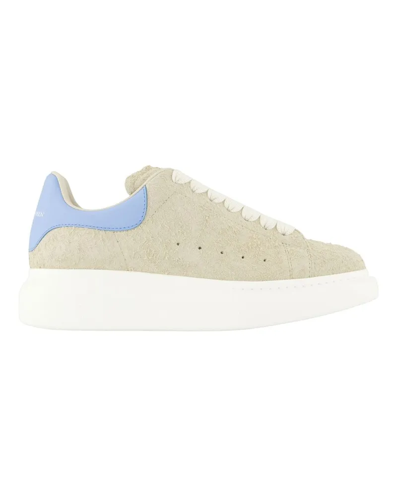 Alexander McQueen Women's Oversized Calfskin Sneaker Beige Beige