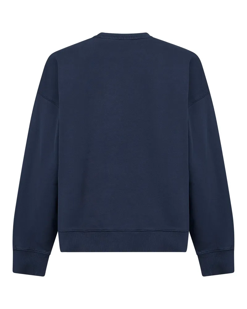 Carhartt WIP Men Crewneck Sweatshirt Benton Blue Cotton Sweatshirts Sweater Navy