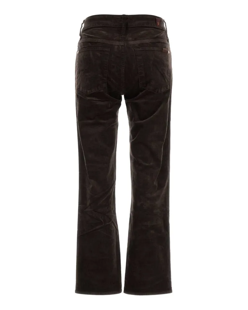 7 for all mankind Women's Chocolate Corduroy Calie Pant Marrone Jean Brown