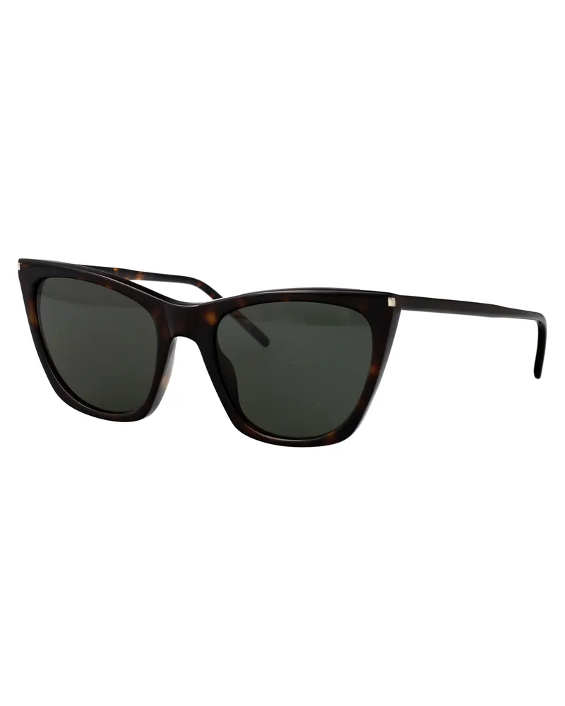 Saint Laurent SL214 Sunglasses — Brown Brown