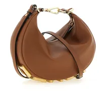Women's Brown Calfskin Handbag Bag
