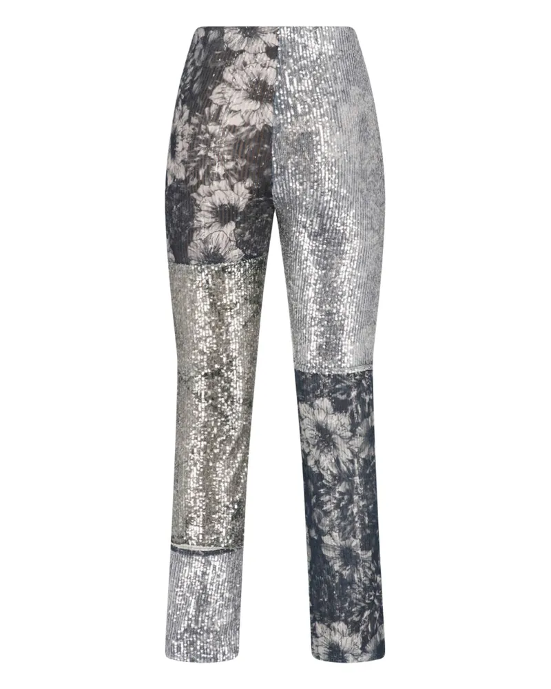 Maison Margiela Women's Trousers Polyester Silver
