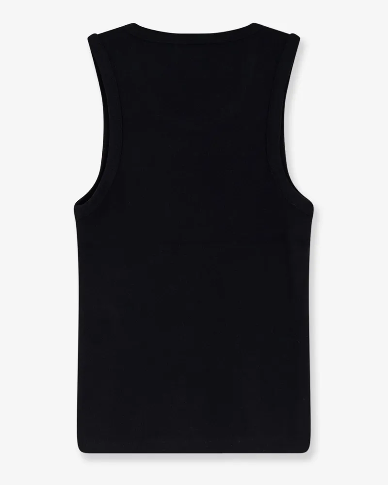 Entire Studios Unisex Ribbed Cotton Tank Top Black T-Shirts & Jerseys Black