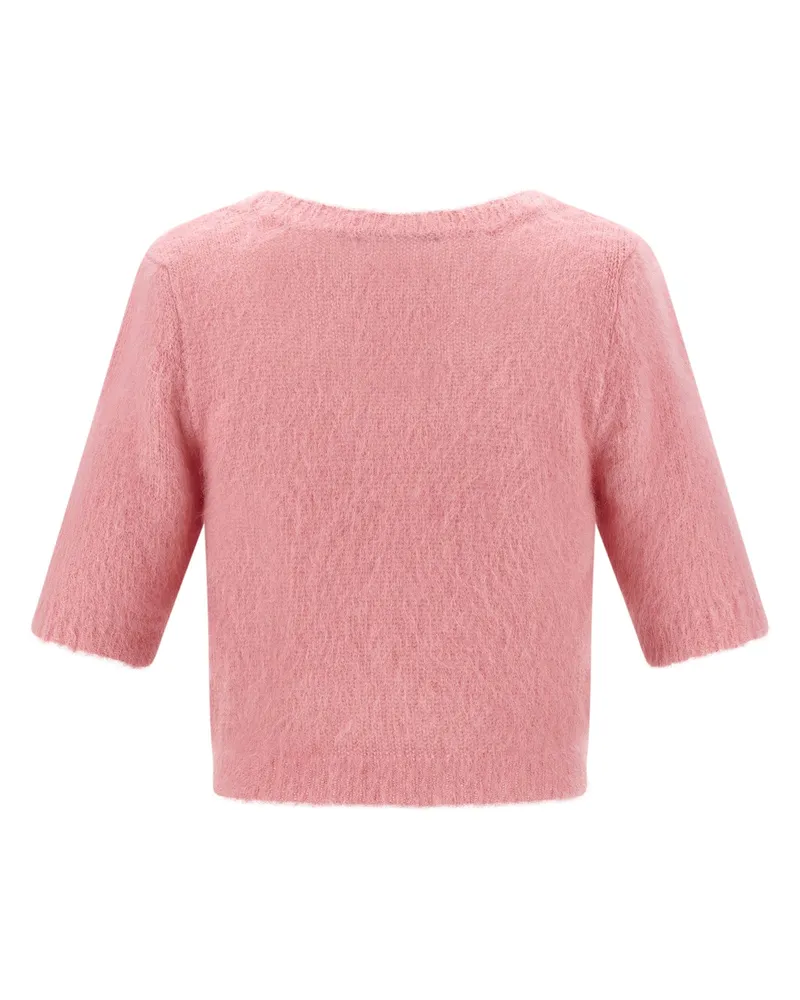 Alessandra Rich Women's Multicolor Wool Cardigan Clothing Pink