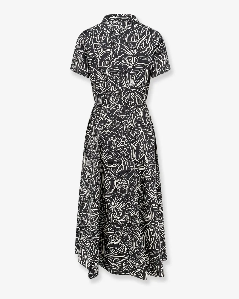 ASPESI Women's Chemisier Dress Cotton Black Black