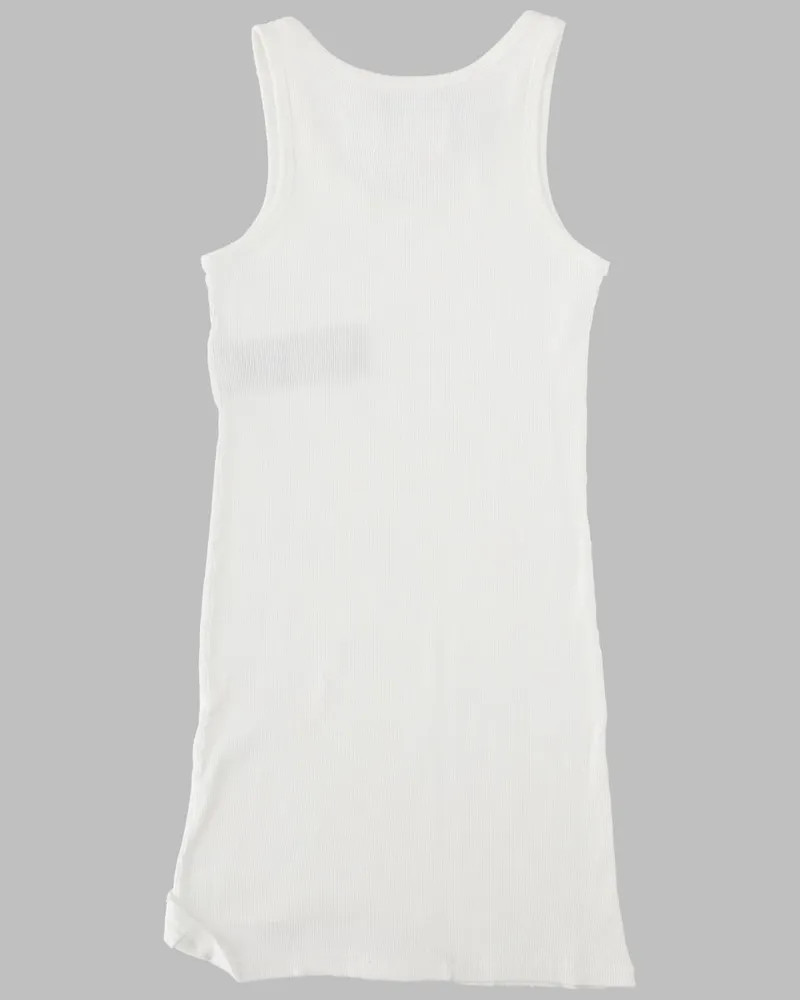 Maison Margiela Taped Mini Dress — White White