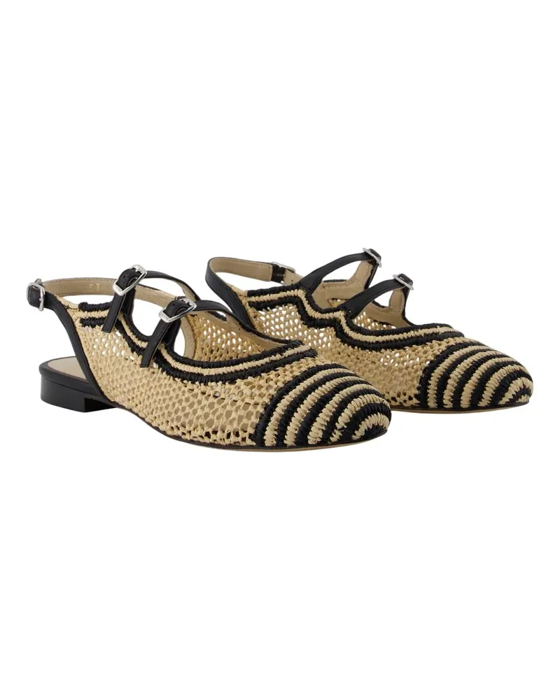 Carel Women's Balma Sandals -  Raffia Multicolor Shoes Flat-Shoes Multicolor