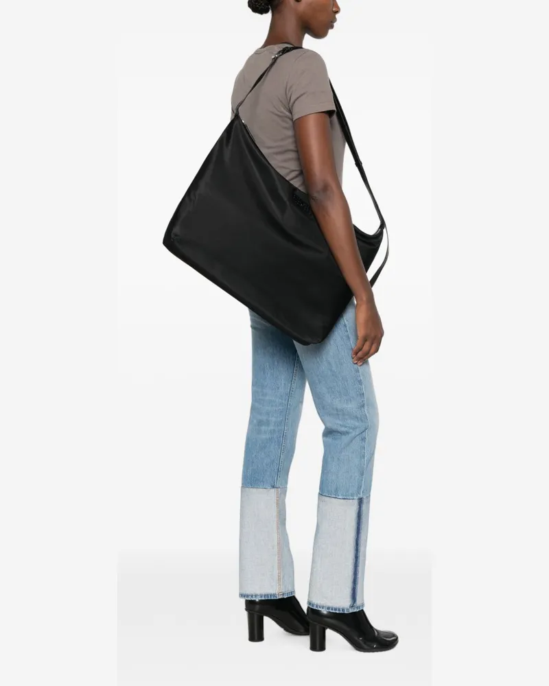 Maison Margiela Nylon Shoulder Bag — Black Black