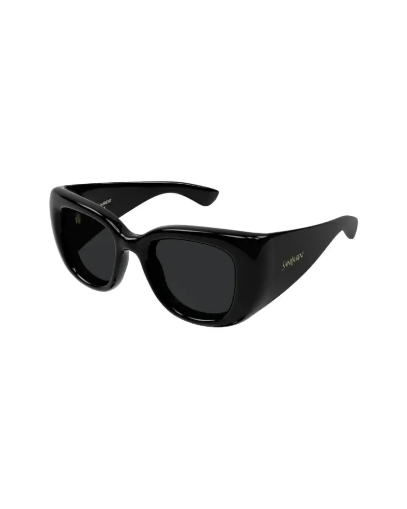 Saint Laurent SL903001 Cat-Eye Sunglasses — Black Black