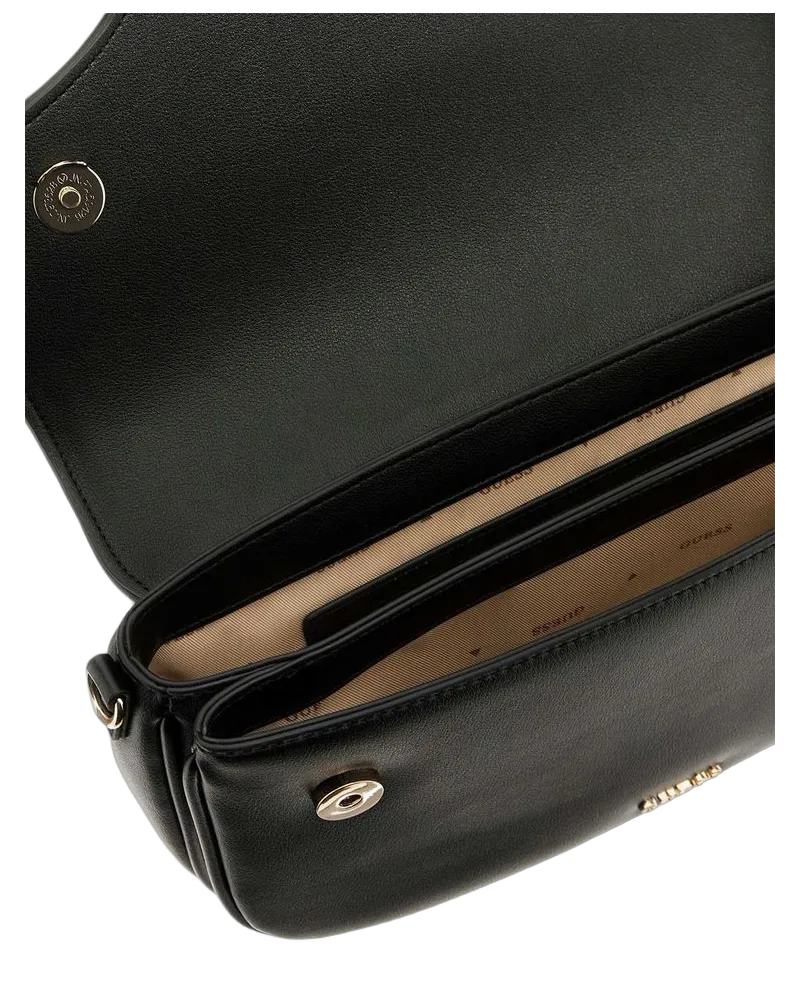 Guess Women's Shoulder Bag Black Polyurethane Shoulder-bags Black