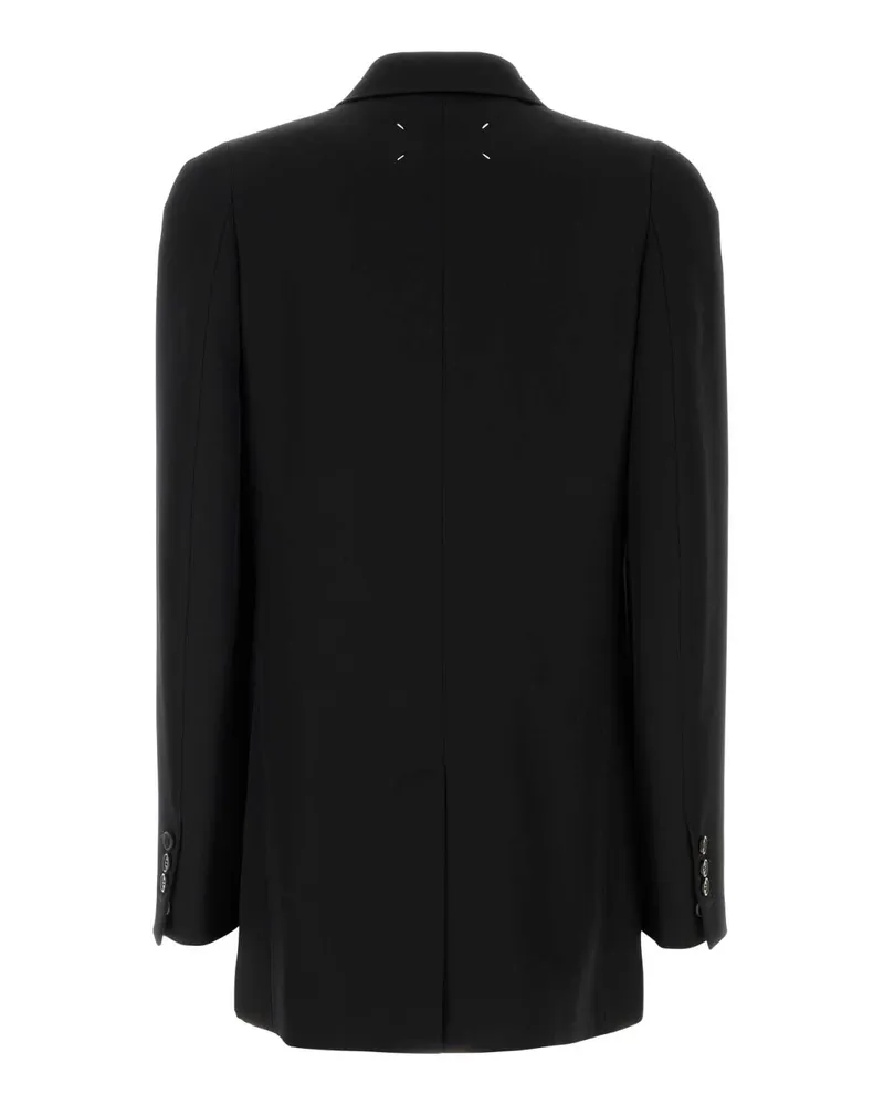 Maison Margiela Women's Black Wool Blazer Giacche E Gilet Jacket Black