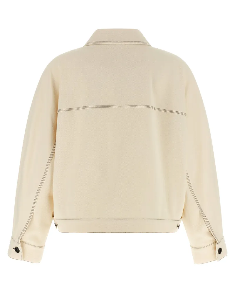 Max Mara Women Beige Cotton Jacket Clothing Beige