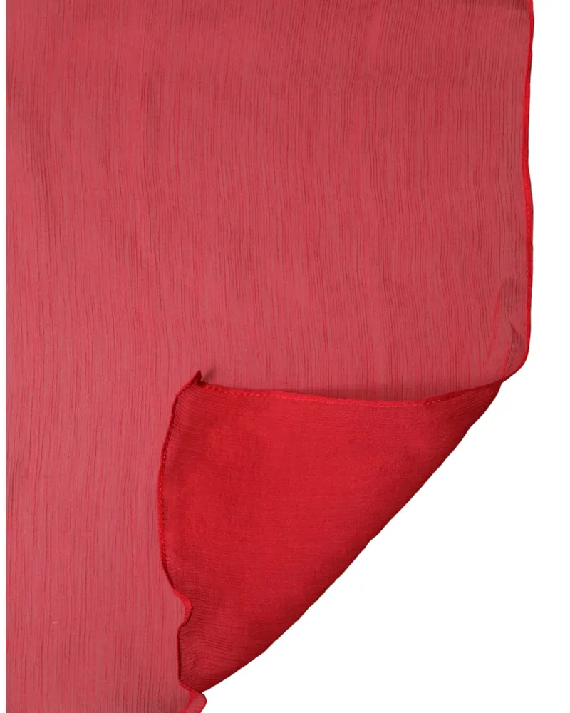 Dolce & Gabbana Silk Neck Wrap Scarf — Red Red