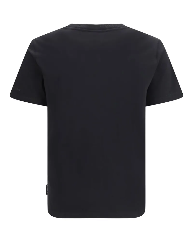 Moose Knuckles Men Crescent T-Shirt Black Cotton T-Shirts And Polos Black