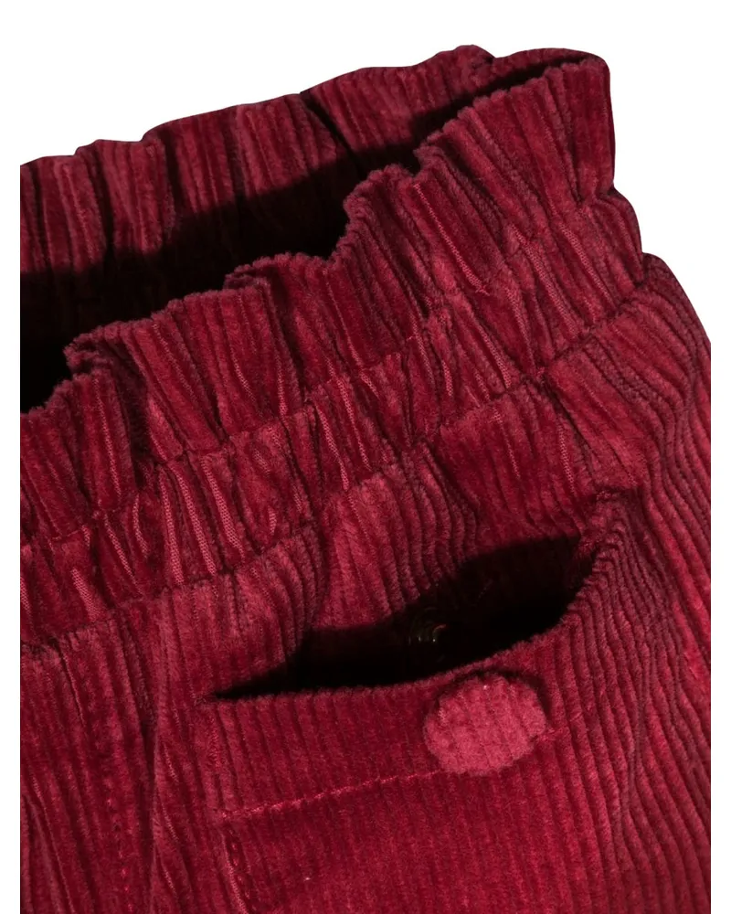 Chloé Velvet Cotton Trousers — Pink Pink