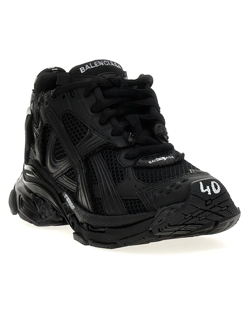 Balenciaga Runner Gradient Sneaker — Black Black