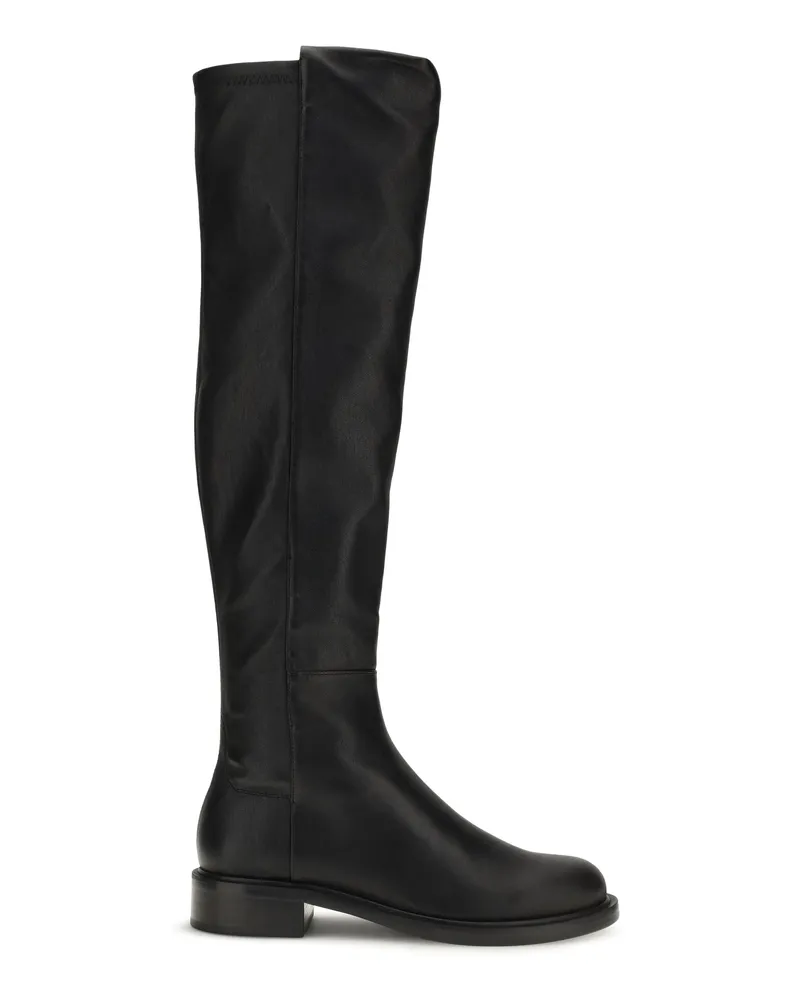 Stuart Weitzman Gisele 5050 Knee-High Boots — Black Black