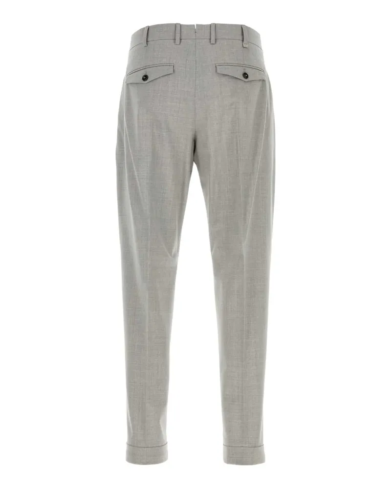 PT TORINO Men's Grey Stretch Wool Pant 0220 Pantaloni Gray