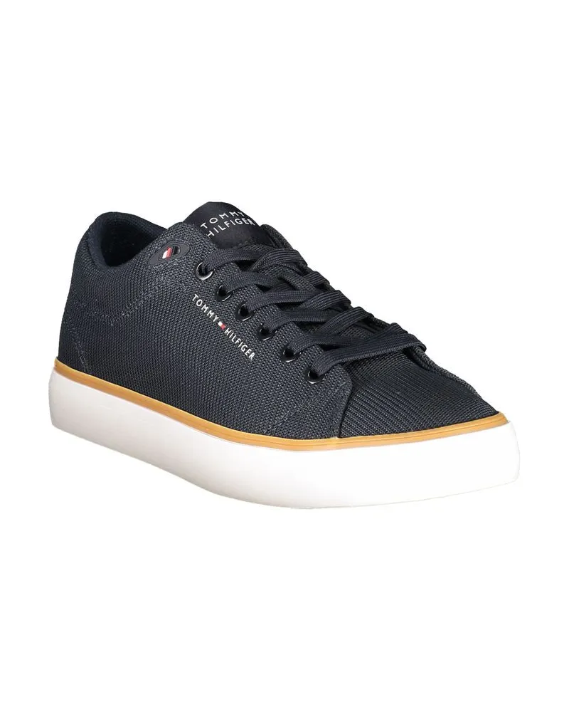 Tommy Hilfiger Polyester Lace-Up Sneaker — Blue Blue