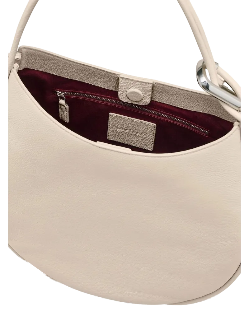 Marc Jacobs Leather Hobo Bag — White White