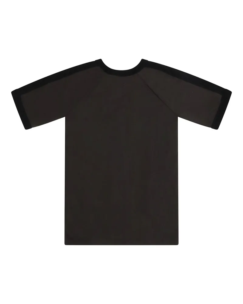 Gucci Logo-Print Cotton T-Shirt — Gray Gray
