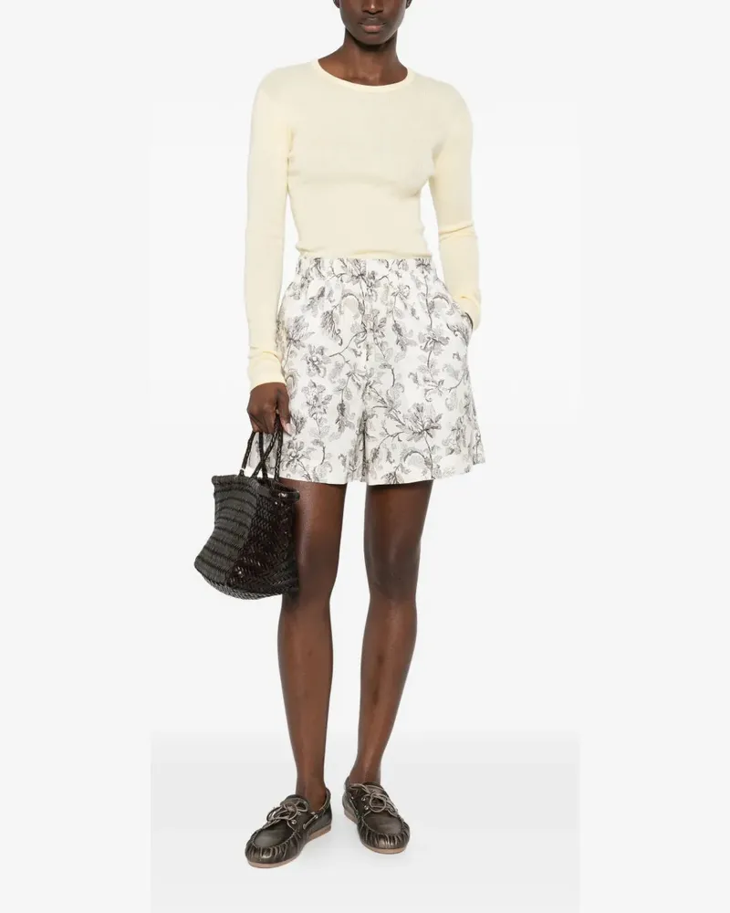 Golden Goose Women's Floral-Print Shorts Ss26 W 