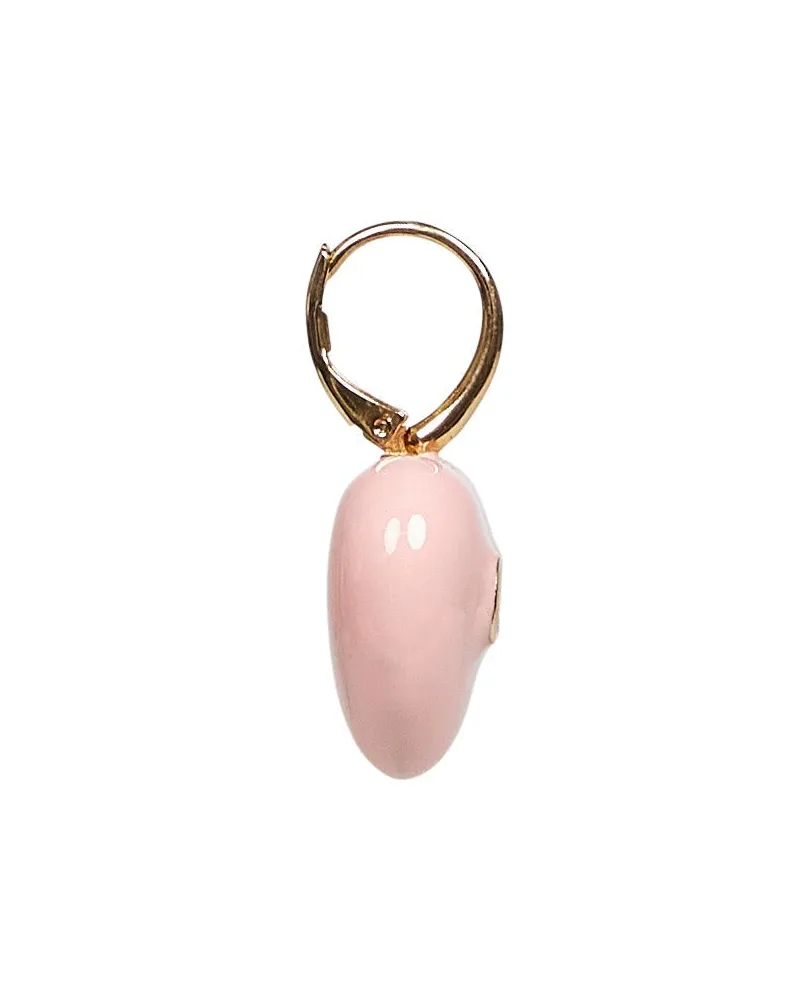 Valentino Garavani Women's Earrings Coeur Royal Pink Enamel Other Materials Pink