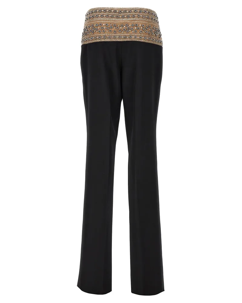 Stella McCartney Women's Black Wool Dress Pants Black