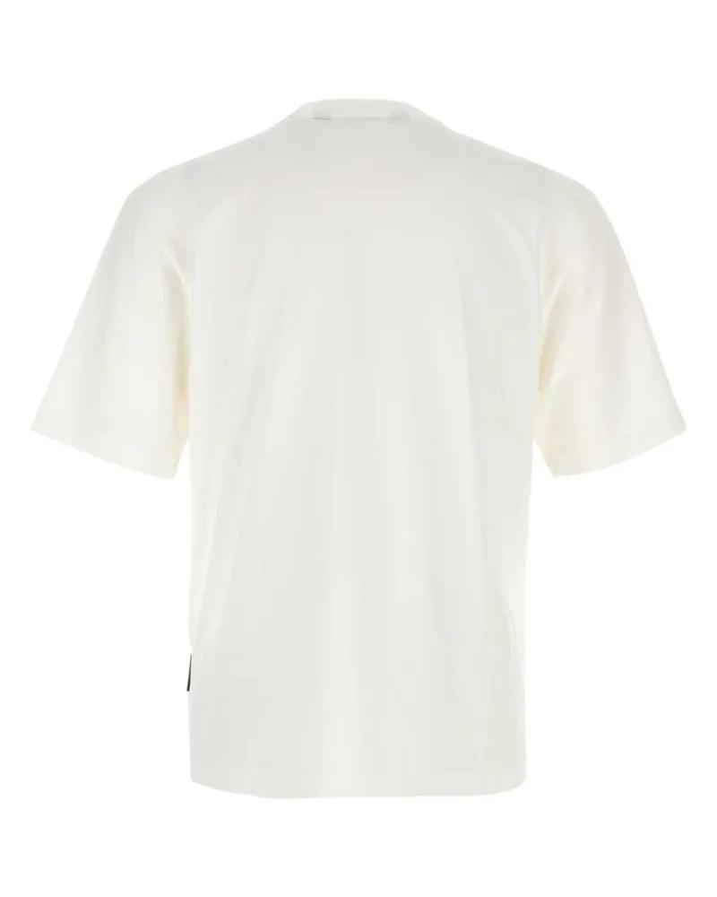 Palm Angels Logo-Print Cotton T-shirt — White White