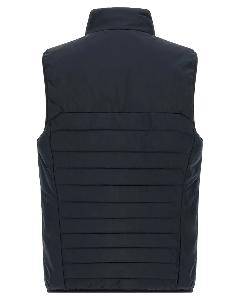 HUGO BOSS Quilted Technical Vest — navy Navy