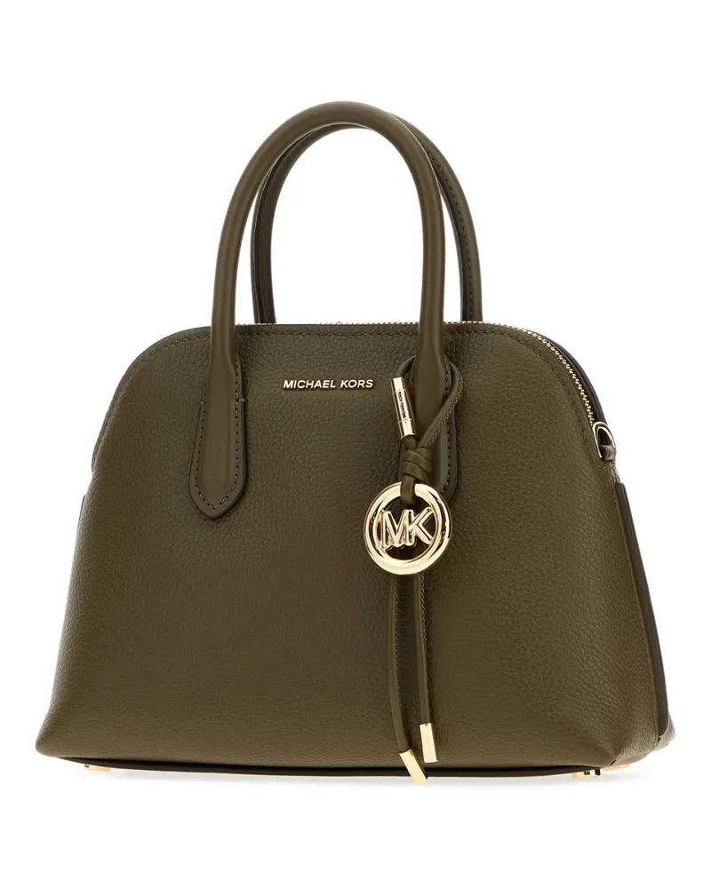 Michael Kors Women's Olive Green Leather Freddie Handbag Loden Borse A Mano Bag Green