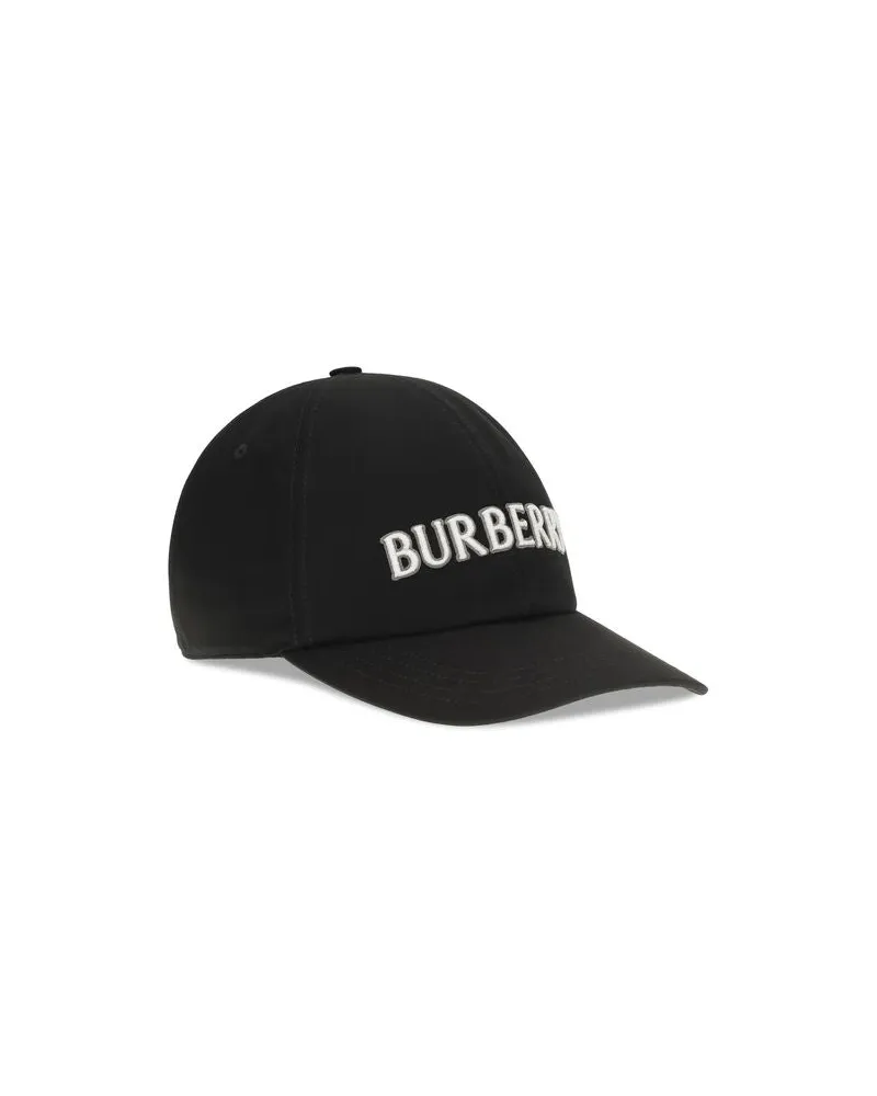 Burberry Men's Black Cotton Cap (baseball Hat Black