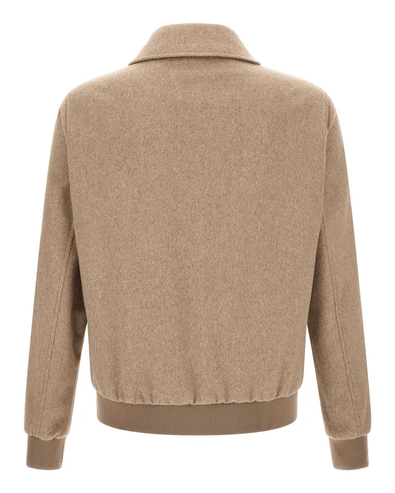 Pal Zileri Wool Blend Jacket — Camel Camel