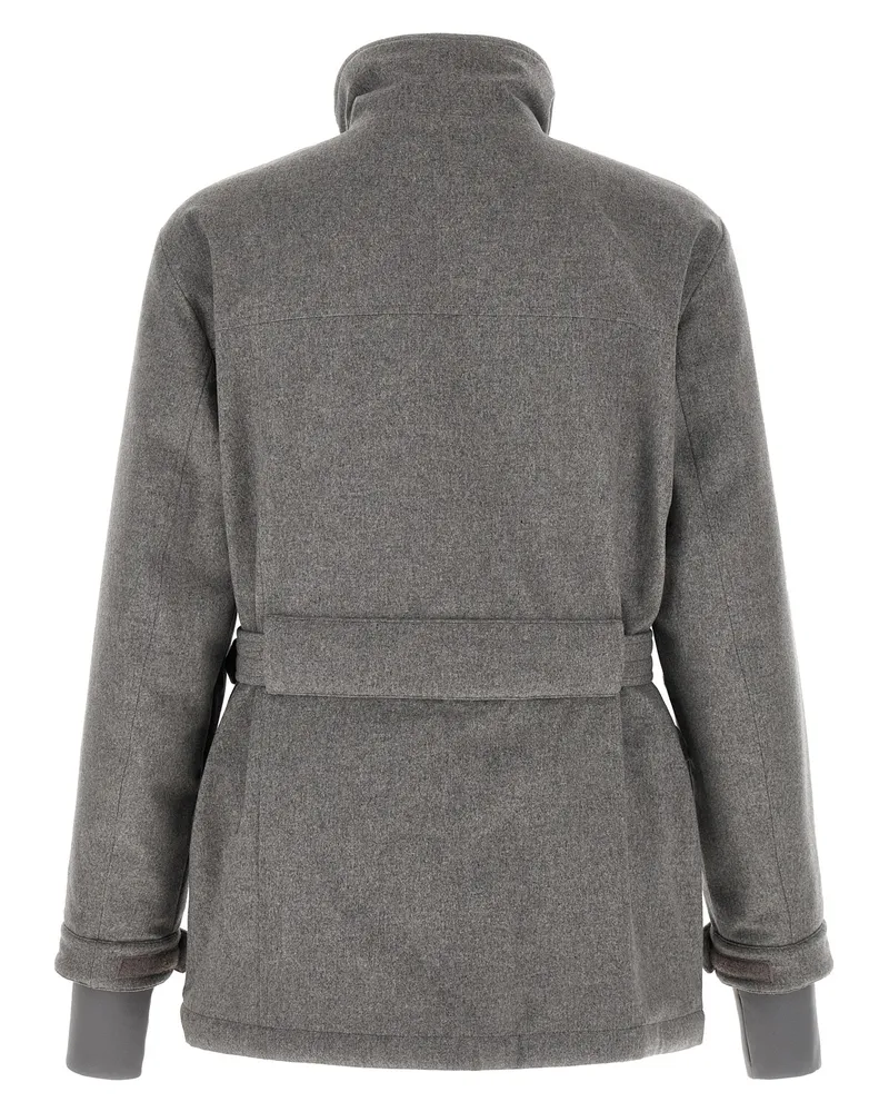 Brunello Cucinelli Mountain Coat — Gray Gray