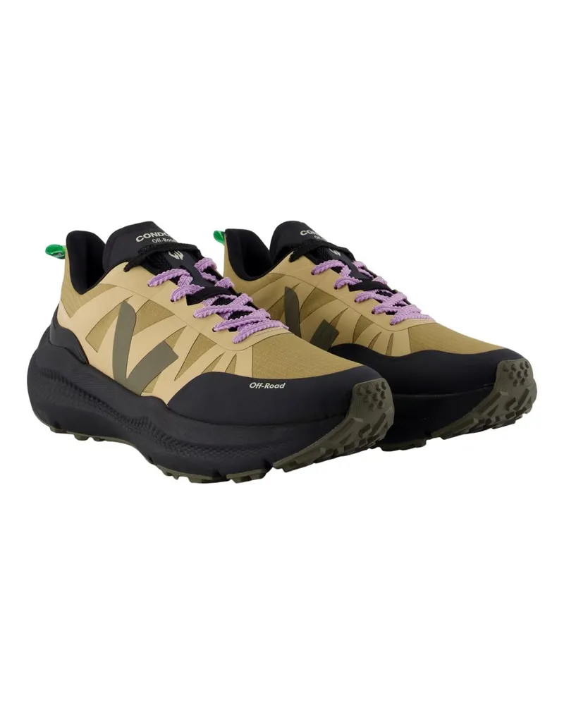 VEJA Men's Condor 3 Off Road Sneakers -  X Cesar Villalba Cotton Khaki Shoes Khaki