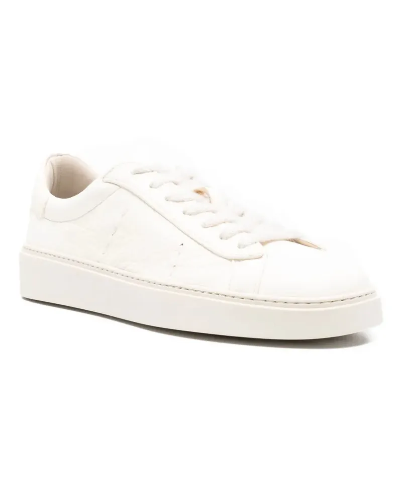 Eleventy Women's Leather Low-Top Sneakers Aw25 M Off-white