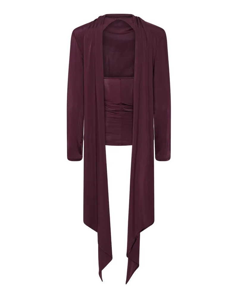 ROTATE Birger Christensen Tunic — Purple Purple