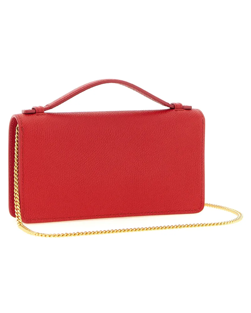 Valentino Garavani Women's Multicolor Calfskin Cardholder Accessory Red