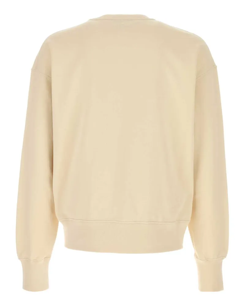 Alexander McQueen 839216qtadu 0996 Ivoryivory Tcottonrcottonrelastan Felpe Sweater Beige
