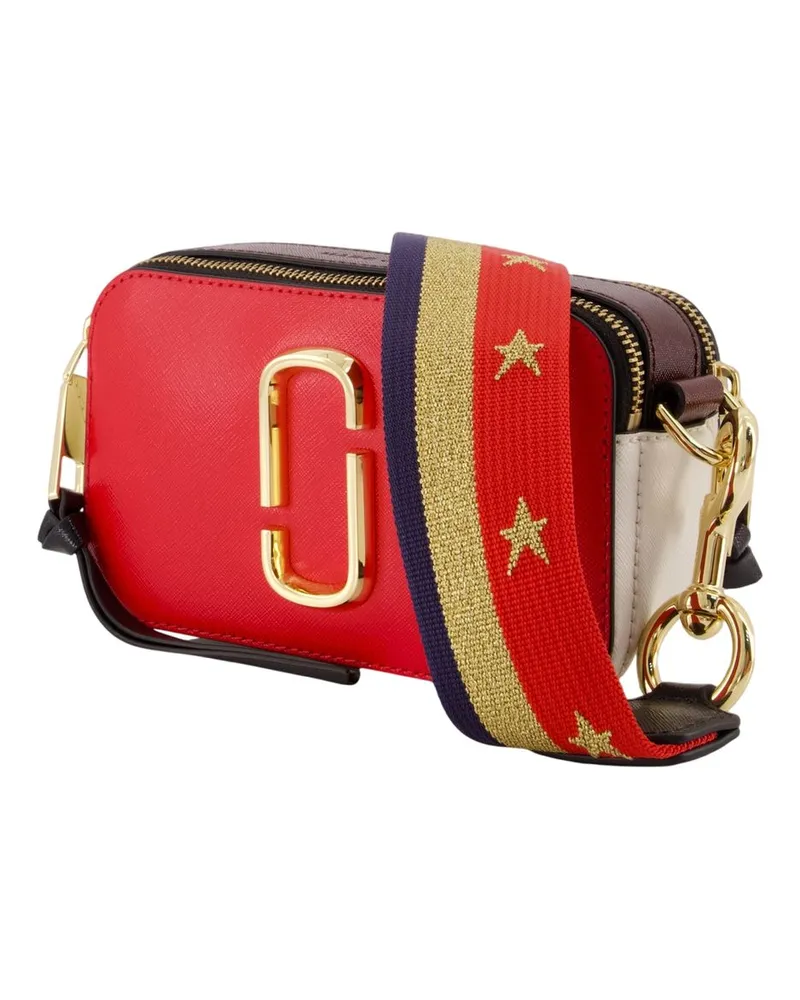 Marc Jacobs Women's The Snapshot Crossbody -  Leather Red Cowhide Bags Crossbodies Red