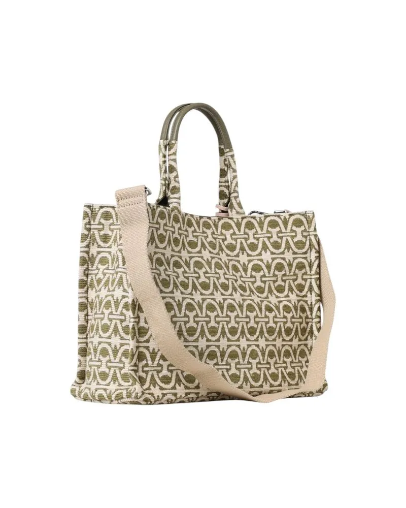 Coccinelle Fabric Tote Bag — Green Green