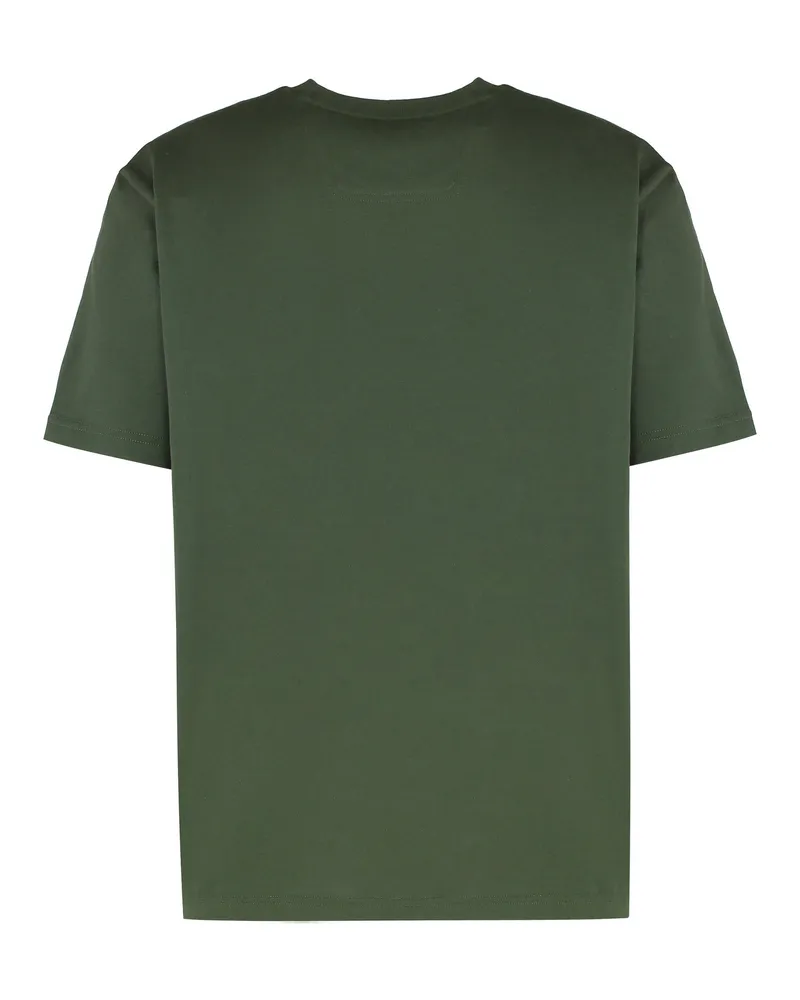 HUGO BOSS Men's Crew Neck T-Shirt Cotton Green T-Shirts And Polos Green