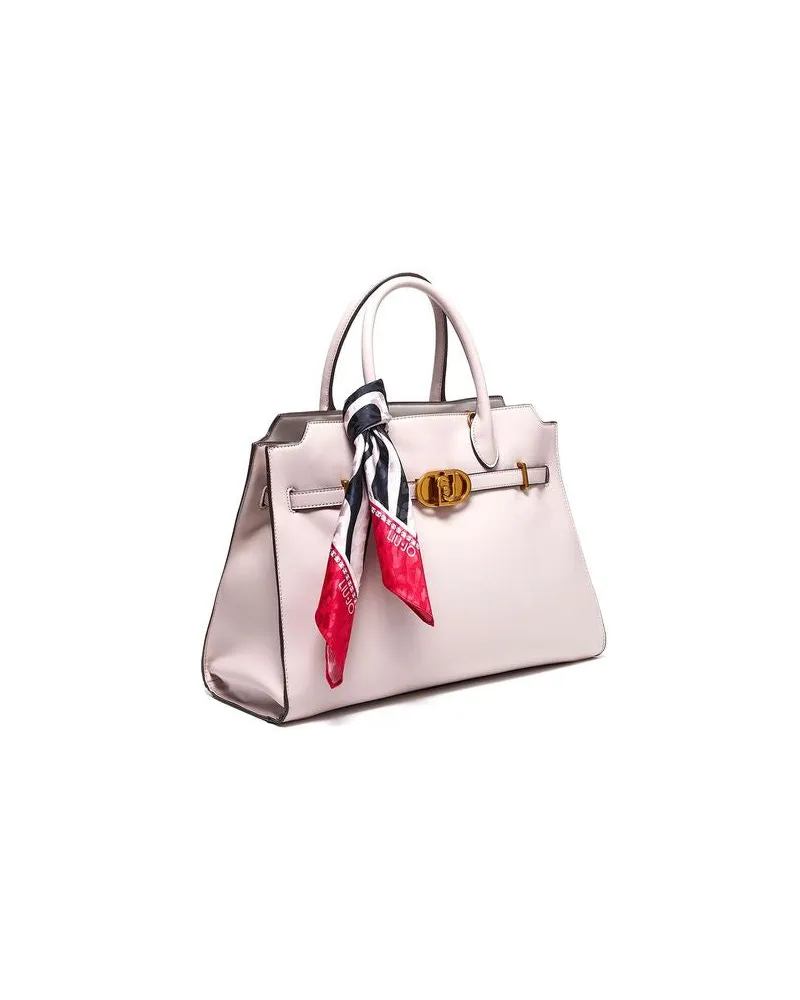 Liu Jo Women's Satchel Powder Pink Polyurethane Satchel-bags Pink